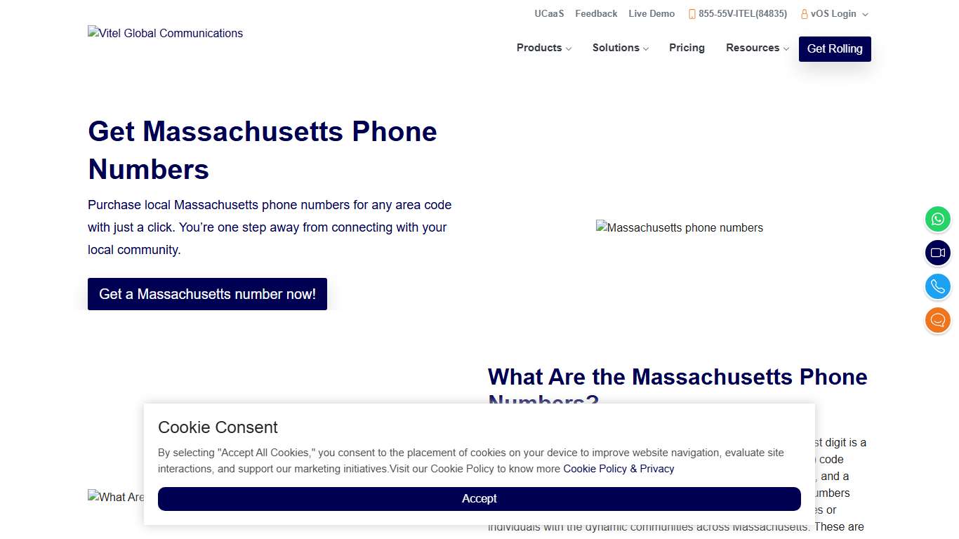 Massachusetts Phone Numbers for Area Codes 781, 978, & More
